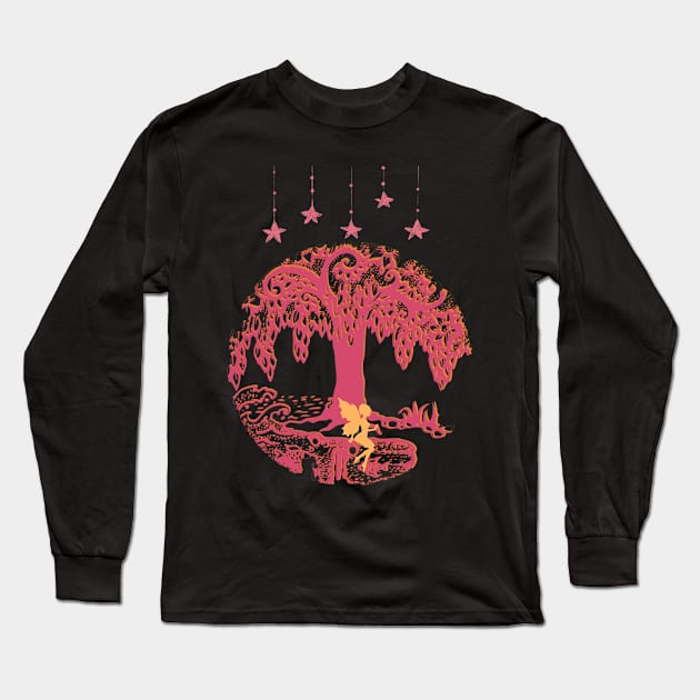 tree of life fairy Long Sleeve T-Shirt by sharanarnoldart